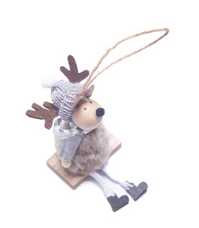 Adorno para Colgar Figura Marrón 12 cm Alparamis