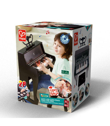Piano con Taburete Aprende con Luces Hape