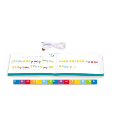 Piano con Taburete Aprende con Luces Hape