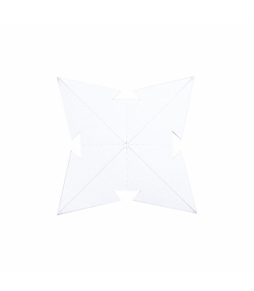 Estrella para Armar 28 cm Blanca