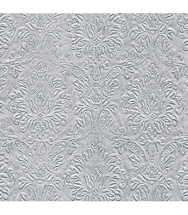 Servilletas 33 x 33 cm Ornament Silver Xmas