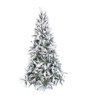 Árbol de Navidad 2.10 m Alparamis Flock Premium