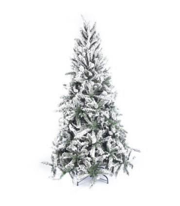Árbol de Navidad 2.10 m Alparamis Flock Premium