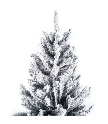 Árbol de Navidad 2.10 m Alparamis Flock Premium