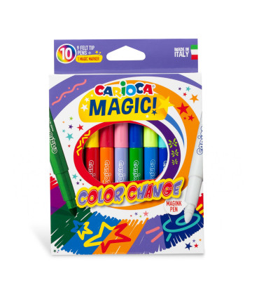 Marcadores Magic Color Change Carioca x 10