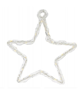Estrella de Acrílico y Metal con Luz LED 20 cm Alparamis