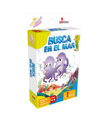 Juego  Didáctico de Cartas Busca en el Mar
