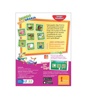 Juego de Mesa Didáctico Bingo en la Granja