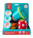Juego de Baldes Alegres Hape Juguete para el Baño