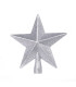 Estrella Punta de Árbol Plateada 19 cm Alparamis