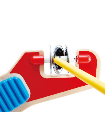 Guitarra 6 en 1 Hape Instrumento Musical de Juguete