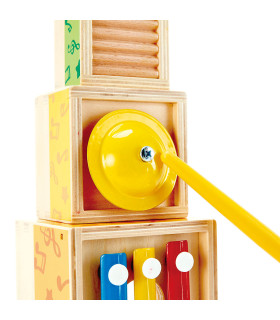 Set de Música Apilable Hape Instrumentos de Juguete