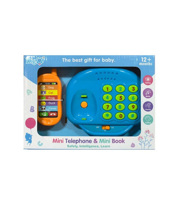 Mini Teléfono de Juguete a Pilas