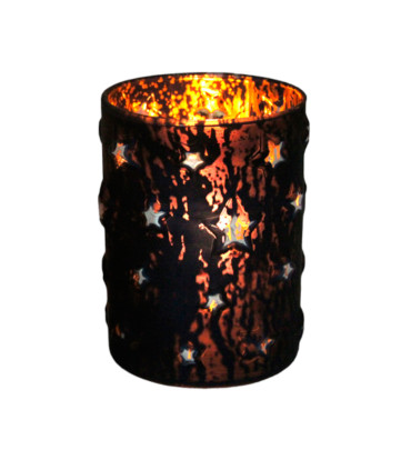 Fanal de Vidrio Cielo Estrellado 11 x 15 cm