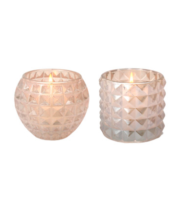 Fanal de Vidrio Tachas Esférico 11 x 10 cm