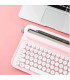 Teclado Vintage Bluetooth Pink Ibicraft