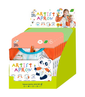 Delantal de Artista Haku Yoka 12 Pz en 2 Talles con Exhibidor