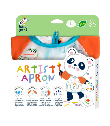 Delantal de Artista Haku Yoka 12 Pz en 2 Talles con Exhibidor