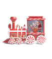 Adorno de Tren Candy con Santa con LED 31 x 19 cm Alparamis