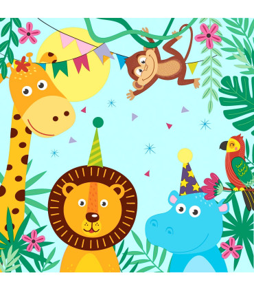 Servilletas 33 x 33 cm Party Animals