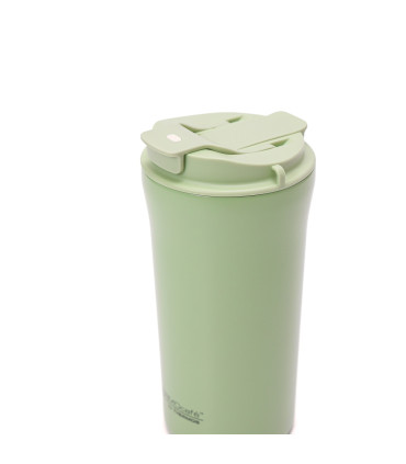 Vaso Térmico 500 ml Doble con Tapa y Sorbete Thermos Verde