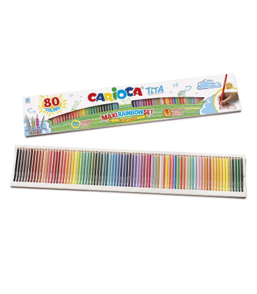 Lápices de Colores Carioca Tita x 80