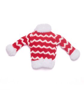 Adorno de Prendas Navideñas Surtidas Rayadas Alparamis