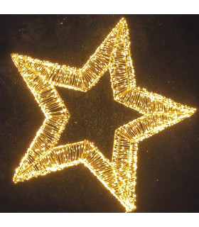 Estrella LED 110 cm Luces Cálidas Alparamis