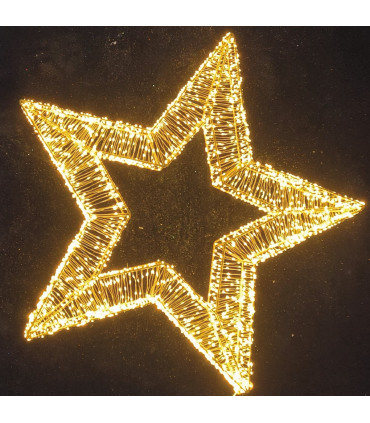 Estrella LED 110 cm Luces Cálidas Alparamis