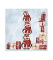 Servilletas 24 x 24 cm Santa Helpers Xmas