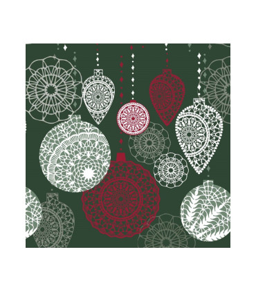Servilletas 24 x 24 cm Opulent Bauble Xmas