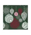 Servilletas 24 x 24 cm Opulent Bauble Xmas