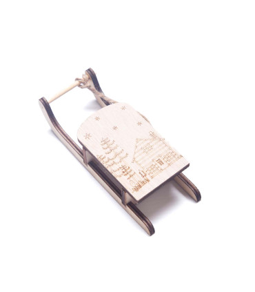 Adorno para Colgar Figura Marrón 12 cm Alparamis