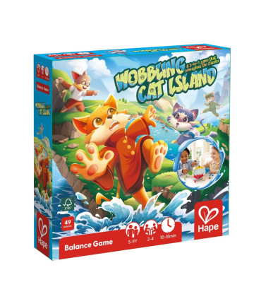 Juego de Mesa de la Isla Tambaleante del Gato Hape