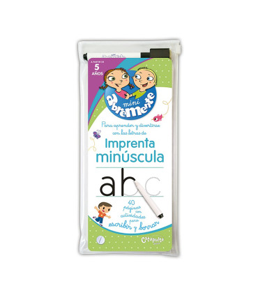 Libro Abremente Para Escribir Y Borrar Imprenta Minúscula