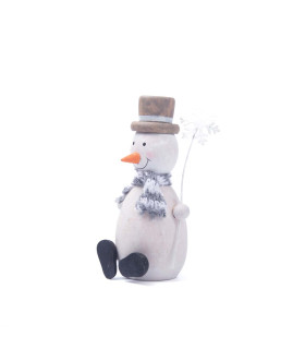 Adorno Figura de Navidad Sentada 13 cm Natural Alparamis