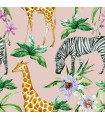 Servilletas 33 x 33 cm Zebras and Girafes