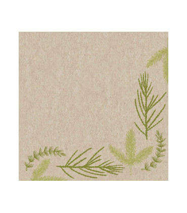 Servilletas Recicladas 24 x 24 cm Forest Finds