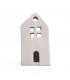 Adorno de Casita Blanca 20 cm Alparamis