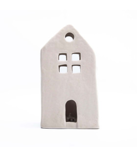 Adorno de Casita Blanca 20 cm Alparamis