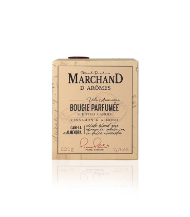 Vela Aromática Marchand D Aromes Canela y Almendra 220 g
