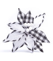 Adorno Estrella Federal a Cuadros Negra 22 cm Alparamis A24-4000