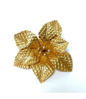 Adorno Estrella Federal Dorada 22 cm Alparamis A24-4173G