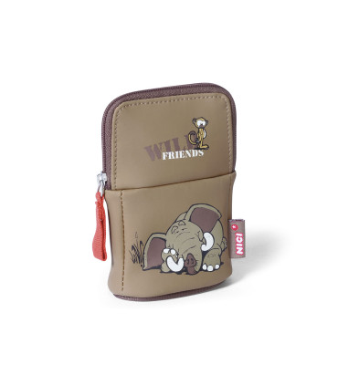 Portatarjetas de Elefante y Mono