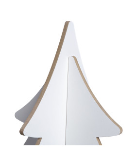 Adorno de Pino de Madera Encastrable 60 cm