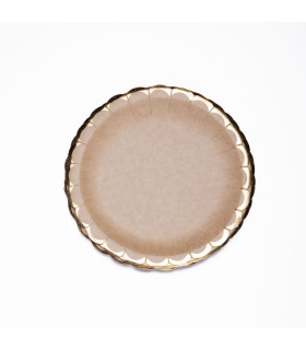 12 Paquetes de 8 Platos de Navidad Kraft