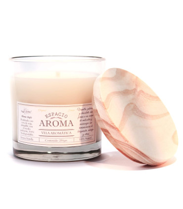 Vela de Soja Aromática 250 g Línea Clásica Vainilla Oriental Espacio Aroma