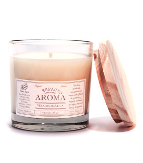 Vela de Soja Aromática 250 g Línea Clásica Maderas Espacio Aroma