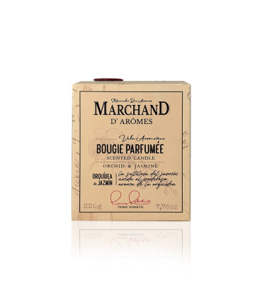 Vela Aromática Marchand D Aromes Orquídea y Jazmín 220 g