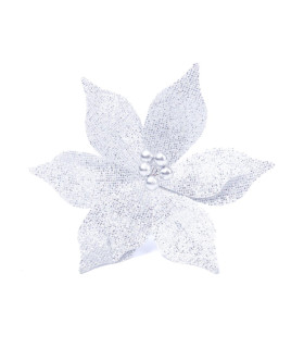 Adorno Estrella Federal Plateada 22 cm Alparamis A24-4056S